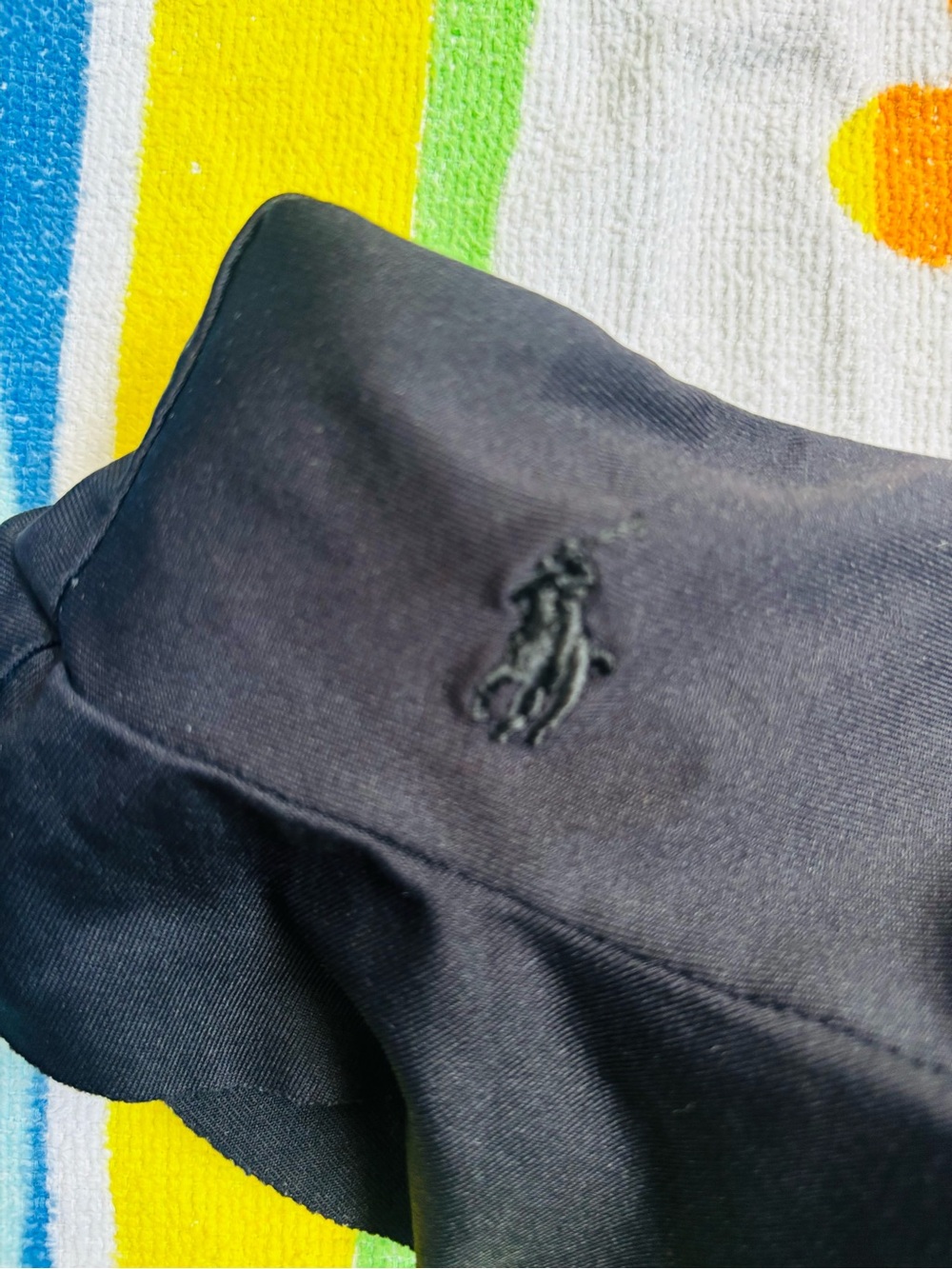 Ralph Lauren Black Ruffle Bandeau Bikini Set Size M Read Description - Picture 2 of 6